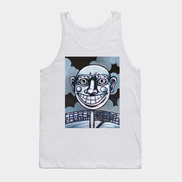 Monument to Happiness Tank Top by jerrykirk